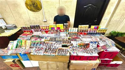 ضبط عاطل بالإسكندرية لقيامه بالاتجار في الألعاب النارية