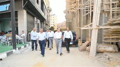 محافظ الغربية يتفقد سير تنفيذ مشاريع الرصف والتطوير بطنطا (صور)