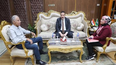 محافظ المنوفية ومستشار رئيس مجلس الوزراء يناقشان مؤشرات الأداء بالمحافظة 