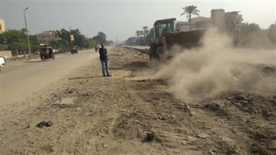 محافظ الجيزة يتابع جهود حملات رفع كفاءة الطرق الداخلية والنظافة بشبرامنت