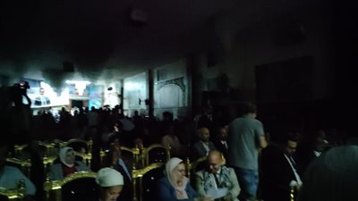 انقطاع التيار الكهربائي خلال مؤتمر المرشح الرئاسي فريد زهران في الإسكندرية