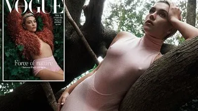 فلورنس بيو تزين غلاف عدد نوفمبر من Vogue Australia