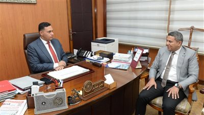 تفاصيل استقبال محافظ الدقهلية لمدير مستشفى المنصورة التخصصي الجديد 