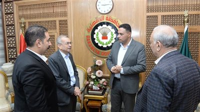 محافظ الدقهلية يستقبل أعضاء اللجنة النقابية للصحفيين بالديوان العام 