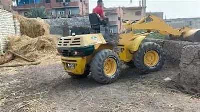 حملات مكثفة لإزالة تعديات البناء المخالف على الأراضي الزراعية بالشرقية