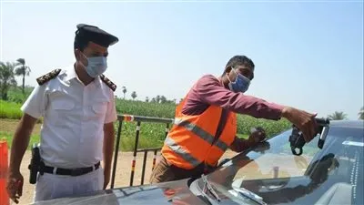 تحرير 2261 مخالفة عدم تركيب الملصق الإلكتروني على مستوى الجمهورية