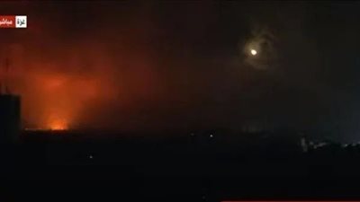 عاجل| تجدد القصف الإسرائيلي على أنحاء قطاع غزة 