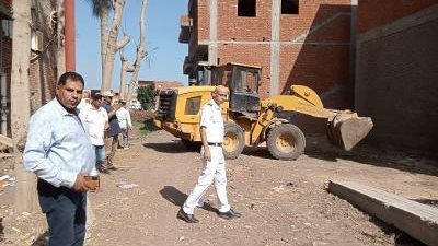 تنفيذ حملة إزالات لـ 43 حالة تعدي على أراضي زراعية بالدقهلية 