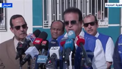 عبد الغفار ومدير عام الصحة العالمية يبحثان توسيع نطاق المساعدات الإنسانية لغزة