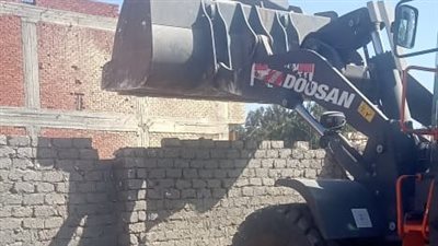 إزالة 37 حالة تعد على الاراضي الزراعية في الغربية (صور)