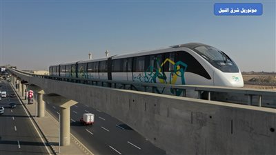 أول صور لمونوريل شرق النيل بعد بدء تشغيله تجريبيا