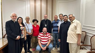 نيافة الأنبا مرقس يلتقي المجلس الأعلى لرفاق الكرمة