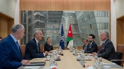 ملك الأردن يبلغ حلف الناتو ضرورة الوقف الفوري للحرب على غزة
