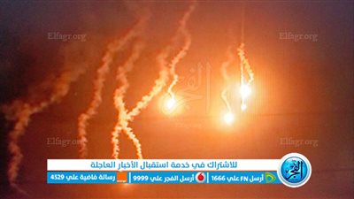  لحظة سقوط قنابل ضوئية إسرائيلية على قطاع غزة