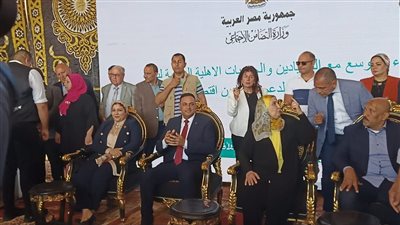 وزيرة التضامن ومحافظ الدقهلية في لقاء حواري مع صيادي الدقهلية 