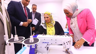 وزيرة التضامن ومحافظ الدقهلية يفتتحان أول مركز تأهيل متكامل بمركز شربين 