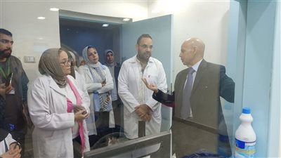 وكيل صحة الشرقية يتفقد الخدمة الطبية بمستشفى ههيا المركزي