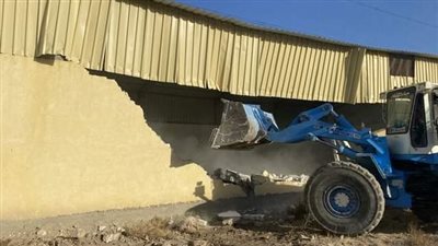 إزالة ٩ حالات تعدي على أراضي الدولة في الإسكندرية