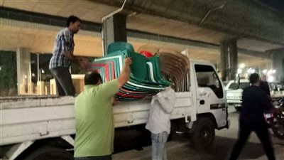 محافظة الجيزة: رفع ٥٠٠ حالة تعد للمقاهي بشارع المريوطية استجابة لشكاوى المواطنين