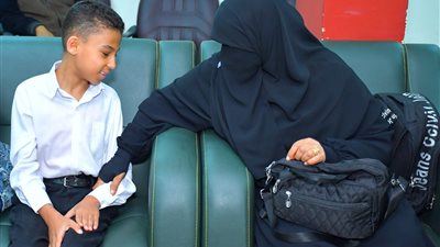 تلميذ من ذوي البصيرة يشارك بمسابقة بورسعيد المحلية لحفظ القرآن الكريم والإبتهال الديني