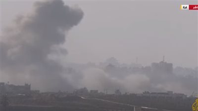 غمامة سوداء| غارات إسرائيلية مكثفة على مناطق عدة في قطاع غزة (فيديو)