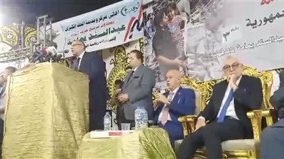 عبدالسند يمامة خلال مؤتمره بالدقهلية: يجب تعادل السلطات مابين مجلس الشيوخ ومجلس النواب 