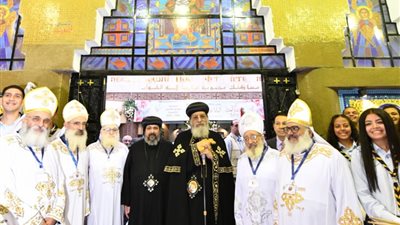 في يوبيلها الماسي.. قداسة البابا يدشن كنيسة العذراء بروض الفرج بعد تجديدها