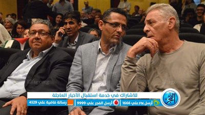 الفنان محمود حميدة يشارك نقابة الصحفيين اليوم التضامني غزة