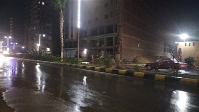 سقوط أمطار غزيرة على قرى ومدن محافظة المنوفية (فيديو)