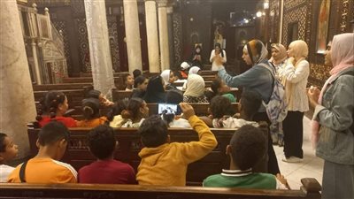 أطفال السيدة زينب في زيارة لمجمع الأديان ضمن احتفالات قصور الثقافة بعيد الطفولة