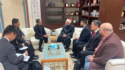 مفتي الجمهورية يستقبل الوزير بمكتب رئيس الوزراء السنغافوري