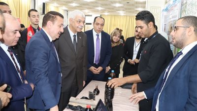 افتتاح معرض الصناعات والابتكارات العلمية بجامعة المنوفية