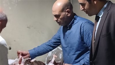 ضبط 2304 كجم لحوم مجهولة المصدر في المنوفية