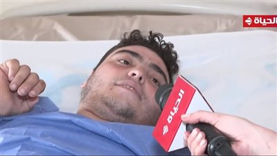 مصاب بغزة يتلقى العلاج في العريش: أحب فلسطين ومصر
