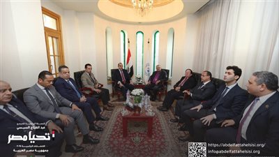 حملة السيسي تلتقي بالطائفة الإنجيلية 