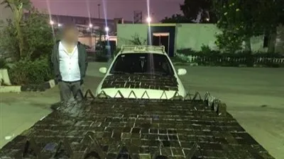 ضبط شخص بحوزته أكثر من 47 كجم لمخدر الحشيش بالقاهرة