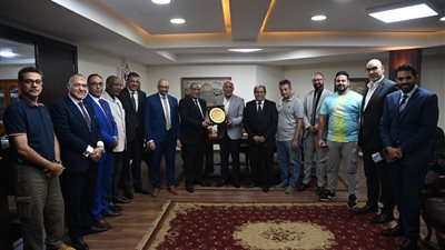 وفد من نقابة محامي شمال القاهرة يزور الزمالك لتهنئة المجلس الجديد