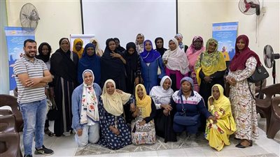 تنظيم ورش توعوية للوافدات الأفارقة بمركز التنمية الشبابية بالشيخ زايد