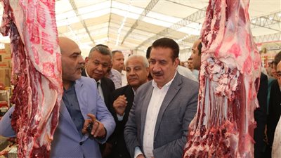 محافظ المنوفية يتفقد معرض بيع السلع الغذائية بأسعار مخفضة ضمن مبادرة 