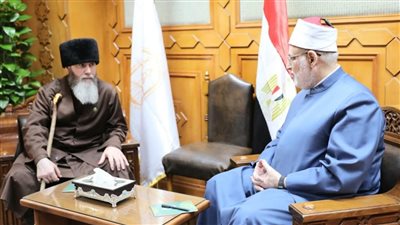 وكيل الأزهر يستقبل المفتي العام للشيشان بمقر المشيخة 