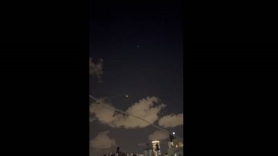 تل أبيب تتعرض لهجوم صاروخي كبير من قطاع غزة