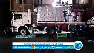 مسافة السكة.. شباب بني سويف يوجهون ثاني قافلة إغاثة إلى قطاع غزة (صور)