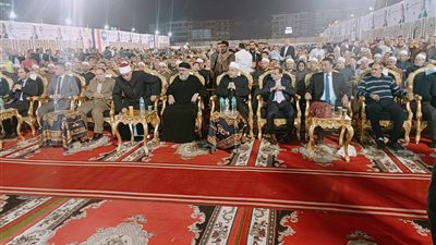 مؤتمر جماهيري حاشد لدعم السيسي في بنها (صور)