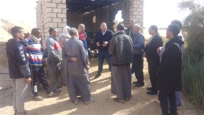 نائب محافظ الجيزة يتفقد الوحدة الصحية لقرية الحيز ومدرسة الشهيد صالح قاسم بالواحات البحرية