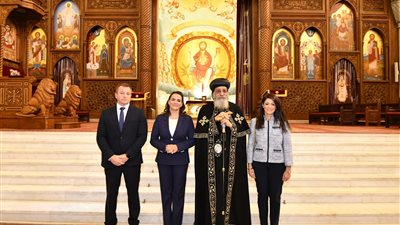 البابا تواضروس الثاني يستقبل رئيسة المجر