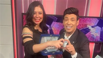 سعد الصغير يستضيف نجمة الدوم تمارا عماد ويكرم مدير فرقته