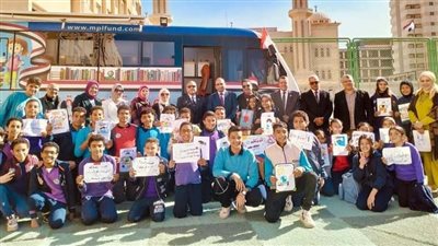 قصور الثقافة تطلق فعاليات المكتبة المتنقلة بمدارس بشاير الخير بالإسكندرية