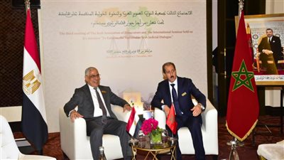 النائب العام يلتقي مع رئيس النيابة العامة المغربية على هامش اجتماع النواب العرب