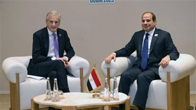 عاجل.. السيسي يلتقي رئيس وزراء النرويج على هامش كوب 28
