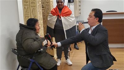 صور.. توافد عدد كبير من أبناء الجالية المصرية في نيويورك للانتخابات الرئاسية 2024